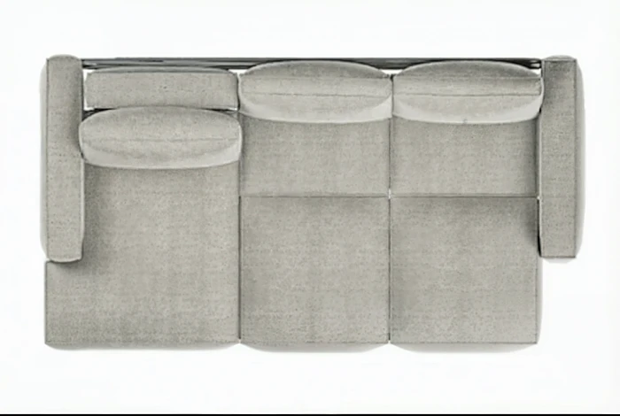 Диван Cloud Leonardo с оттоманкой