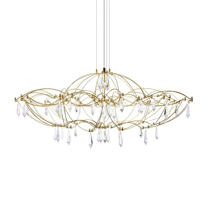 Подвесная люстра Loft IT Mira 10586/900 Gold Asfour
