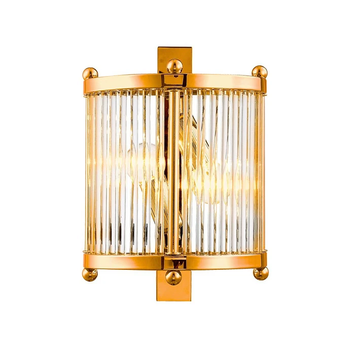 Настенный светильник Crystal Lux Tadeo AP2 Gold/Transparente