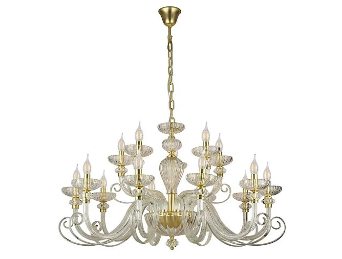 Подвесная люстра Newport 8620+5/C mat.soft gold clear М0071529