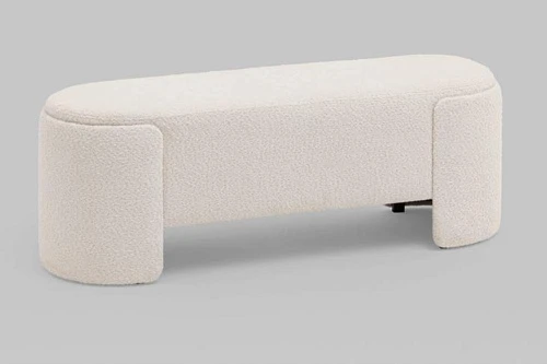 Банкетка Stool Group Taks букле белый