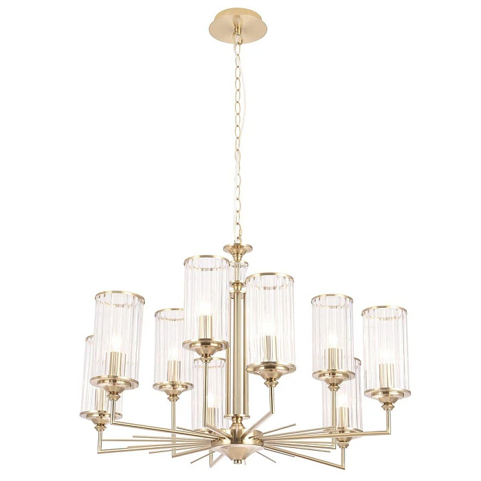 Подвесная люстра Crystal Lux Gloria SP9 Brass