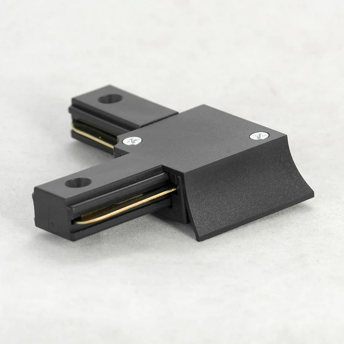 Коннектор Lussole LGO 10325 угловой коннектор черный