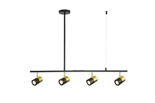 Люстра подвесная Alfa Light F3524-20 Gold+Black GU10*4