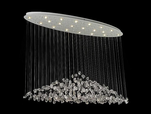 Подвесная люстра Newport 8230/140 С oval white clear М0071679