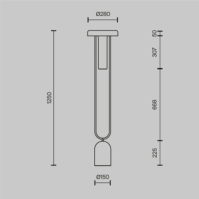 Торшер Maytoni MOD463FL-L24BS3K