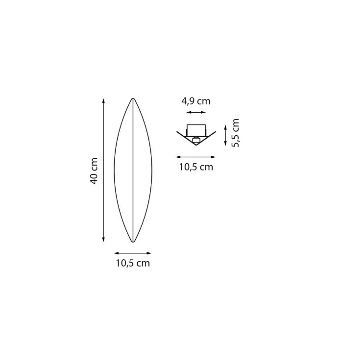 Настенный светильник Lightstar Muro Foglia 808672