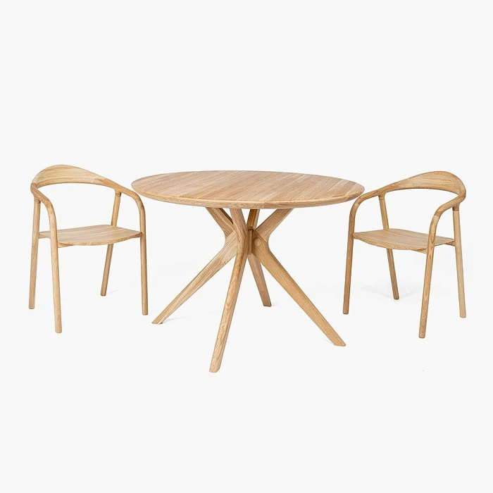 Стол обеденный Deephouse ЛЕЙПЦИГ дуб тон натуральный