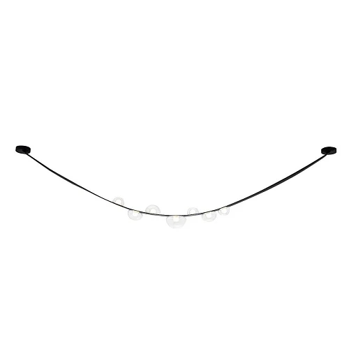 Подвесной светодиодный светильник Crystal Lux Bosque SP7 L3000 Black/Transparent