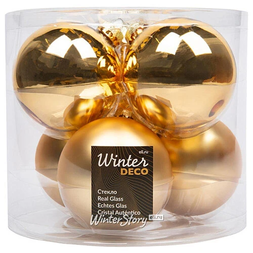 Елочное украшение Christmas Flower ID12254 8см 6шт/уп