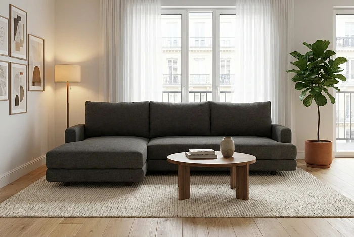 Диван IVASA Pion с оттоманкой малый