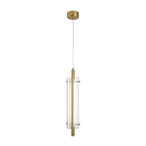 Подвесной светодиодный светильник Indigo Vitreo 11067/A/1P Brass V000173L