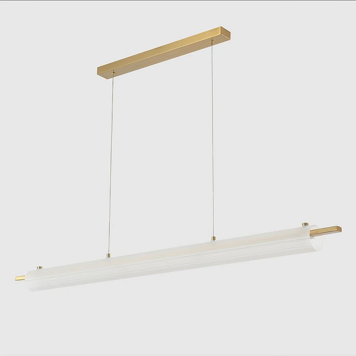 Подвесной светодиодный светильник Crystal Lux Tunnel SP40 Led Brass