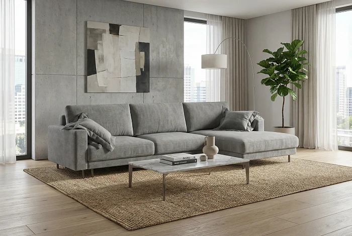 Диван Cloud Diamond с оттоманкой