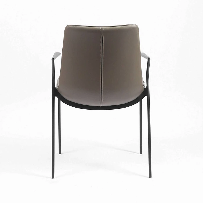 Стул Deephouse ЭССЕН серая экокожа металл