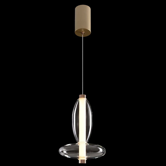 Подвесной светодиодный светильник Crystal Lux Quasar SP7W Led Transparent