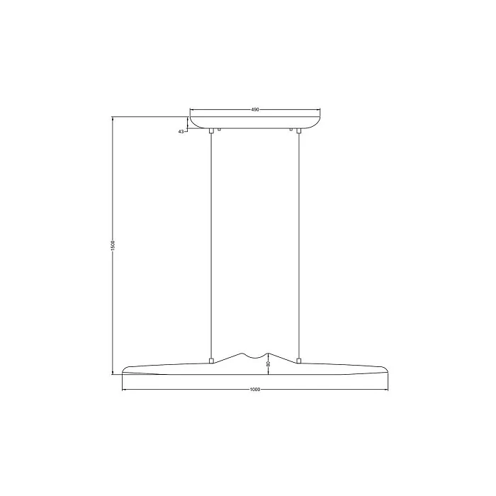 Подвесной светодиодный светильник Arte Lamp Conca A4286SP-19BK