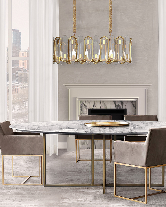 Люстра Milosh 0810CL-10GD