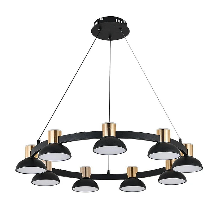 Подвесная светодиодная люстра Indigo Traforo 11059/9P Black V000183L