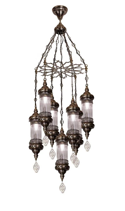 Люстра подвесная Alfa Light F1524-16 AB