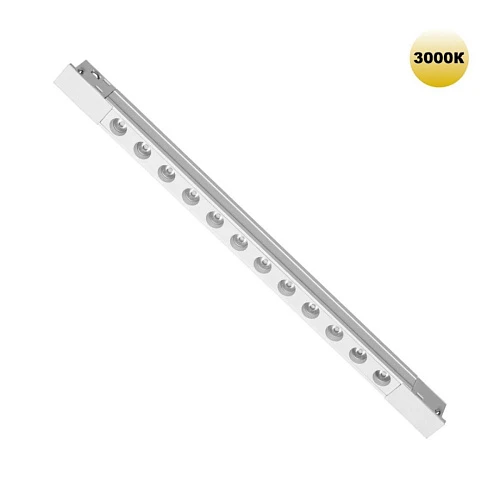 Трековый светильник Novotech для низковольтного шинопровода IP20 LED 12W 48V 3000K 580Лм FLUM 359510