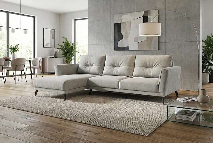 Диван SAIWALA Свана с оттоманкой