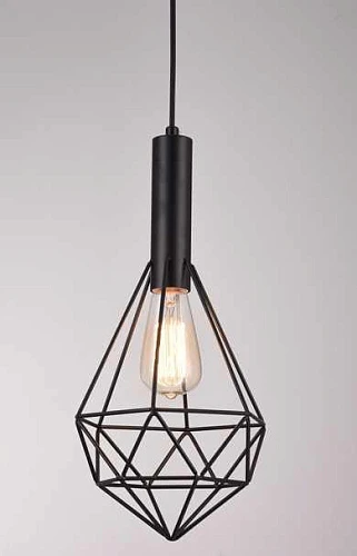 Светильник подвесной Alfa Light F3524-36 Black E27*1