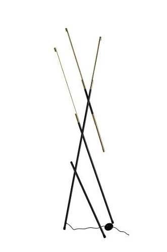 Торшер Alfa Light F3924-39 black+gol d 28W 50*45*16 5