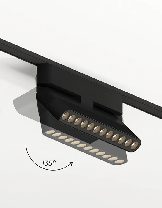 Светильник трековый ZZOK NRL12-BK-S