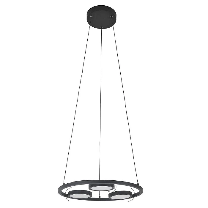 Подвесная светодиодная люстра Crystal Lux CLT 027C3 D450 BL