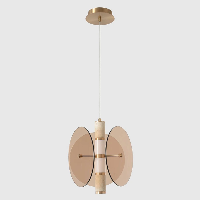 Подвесной светильник Crystal Lux AMARILLO SP12W LED BRASS