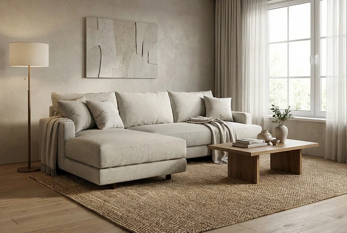 Диван IVASA Pion с оттоманкой малый