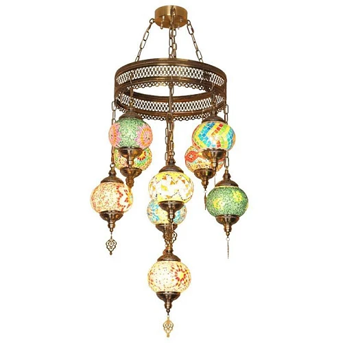 Люстра подвесная Alfa Light F1524-12 AB