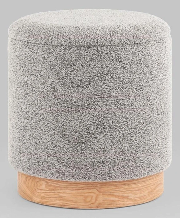 Пуф Stool Group Холли S букле серый