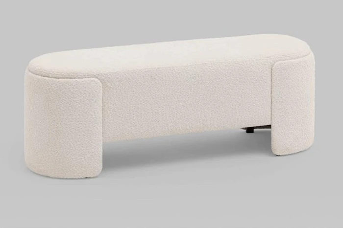 Банкетка Stool Group Taks букле белый