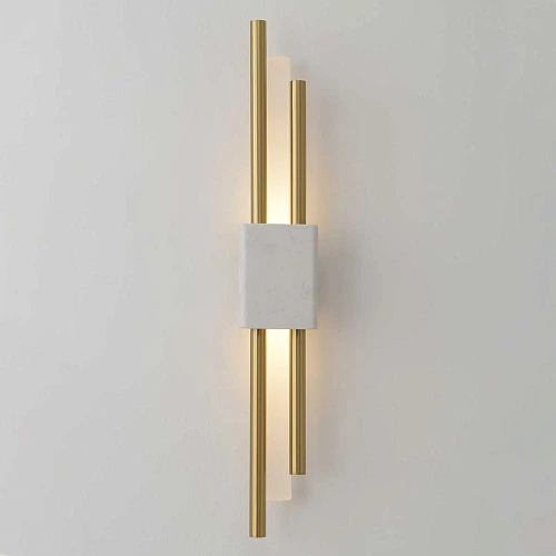 Бра Crystal Lux CARTA AP6W LED WHITE/BRASS