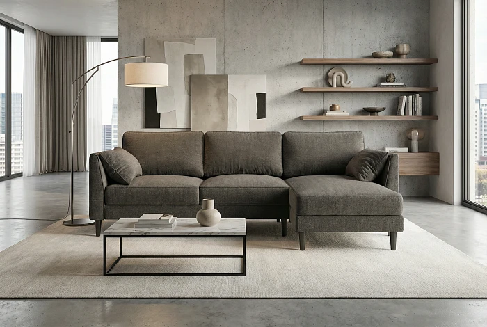 Диван Cloud Grace с оттоманкой