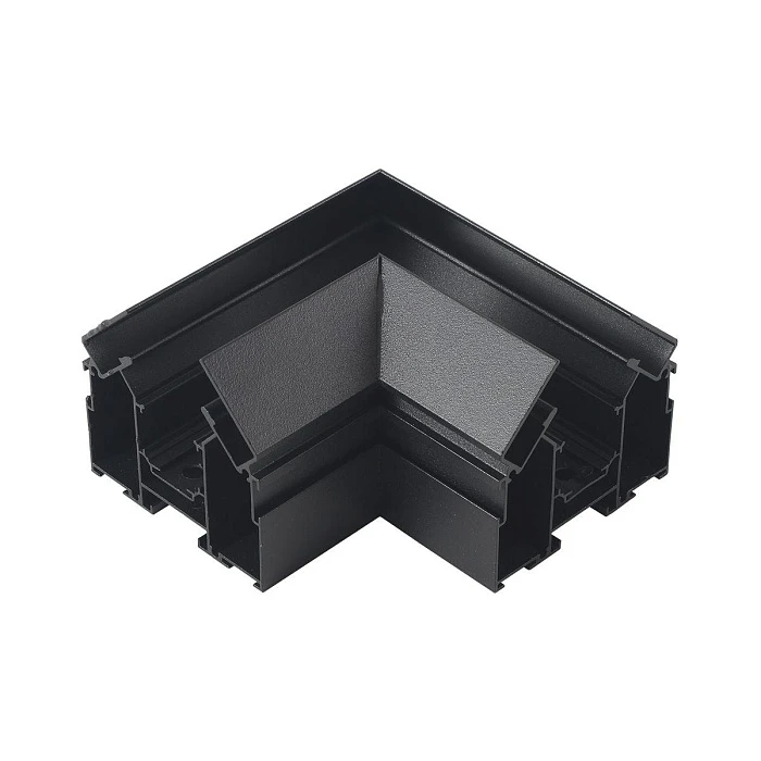 Угол соединительный для встраиваемого магнитного трека в натяжной ПВХ потолок Crystal Lux Space CLT 0.234 01 BL