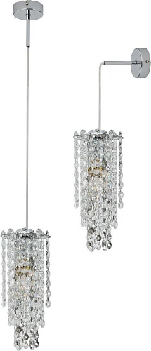 Светильник подвесной-настенный Stilfort 2187/09/01P серия Rain of Crystal