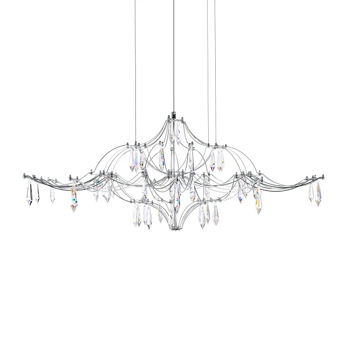 Подвесная люстра Loft IT Mira 10587/1000 Silver Asfour