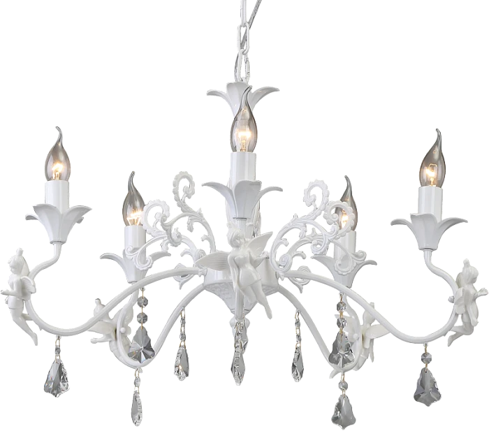 Подвесная люстра Arte Lamp Angelina A5349LM-5WH