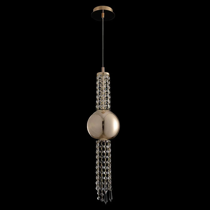 Подвесной светодиодный светильник Crystal Lux Navajo SP3W Led Gold