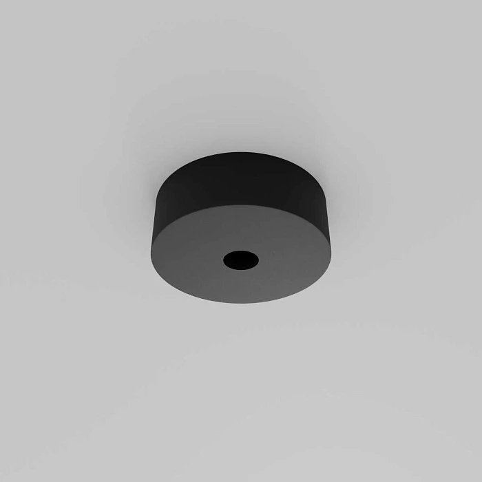 Накладная потолочная чаша для вертикального шинопровода Maytoni Technical ARITY Accessories for tracks Arity TRA234SCB-B