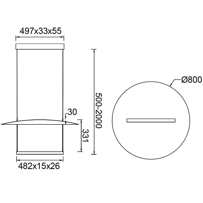 Подвесная люстра Mantra Sun Ii 9424