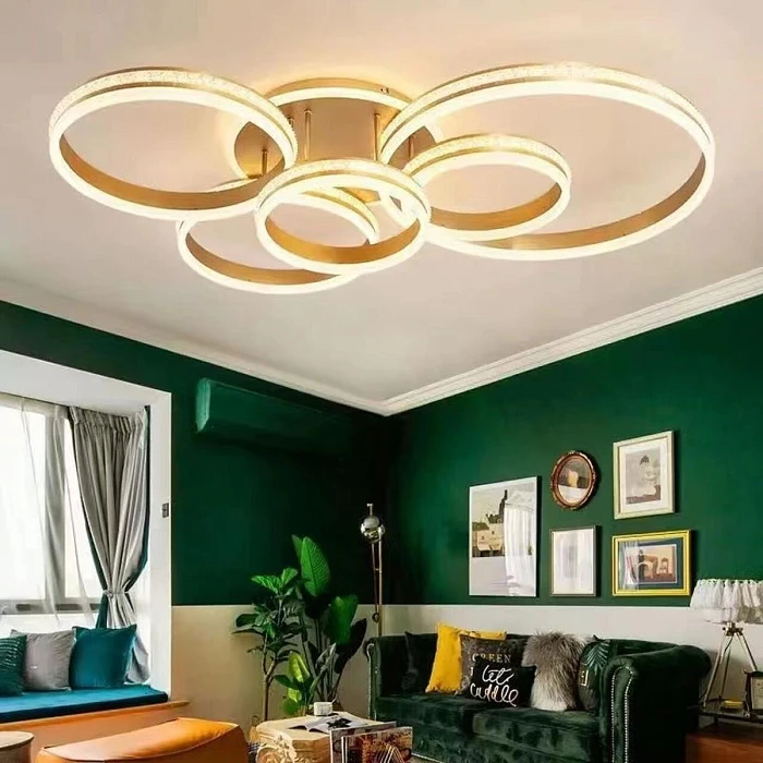 Люстра потолочная Alfa Light F2024-33 LED Позолото