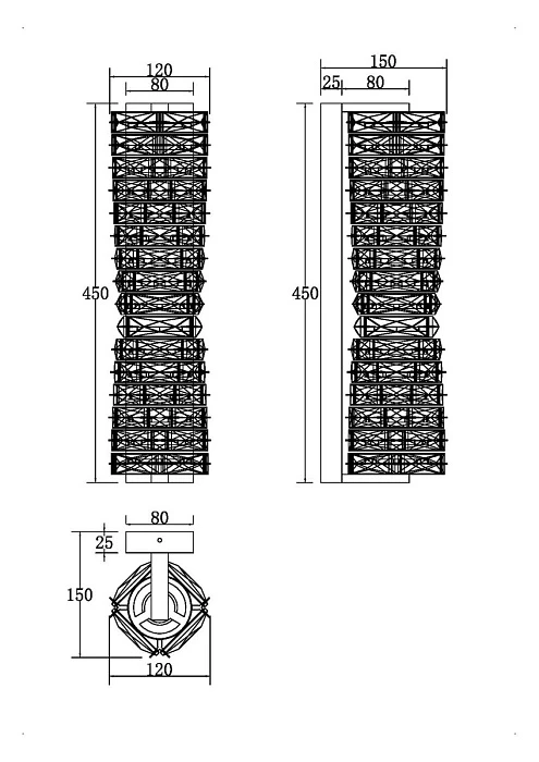 Настенный светодиодный светильник Maytoni Coil MOD125WL-L6CH3K