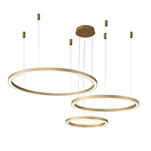 Подвесной светодиодный светильник Crystal Lux Fortuna SP158W Led Gold