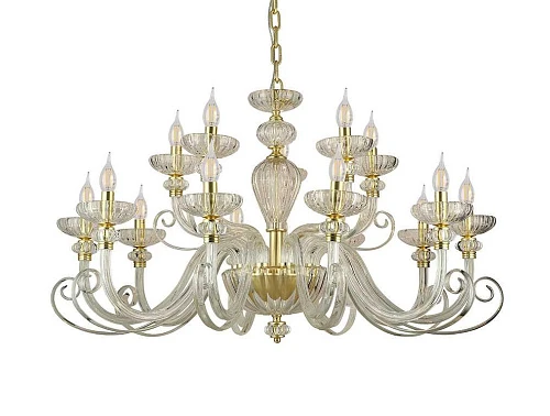 Подвесная люстра Newport 8620+5/C mat.soft gold clear М0071529