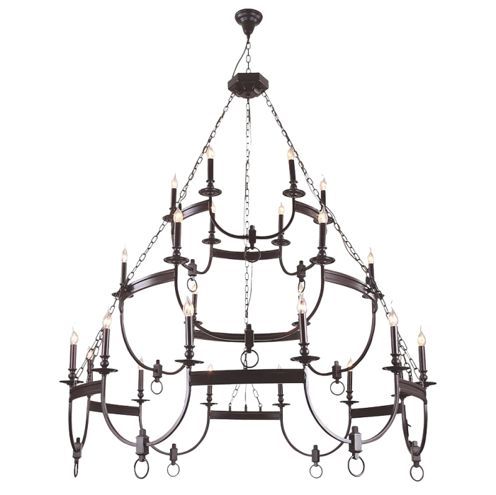 Подвесная люстра Crystal Lux Suerte Brown SP12+6+6