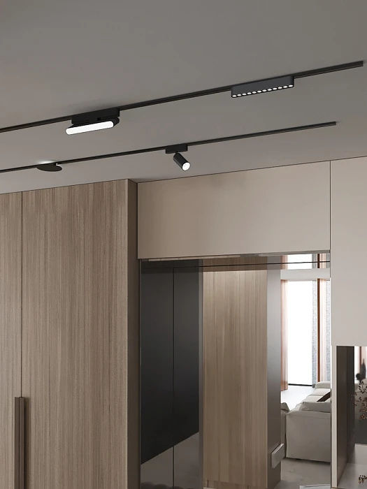 Светильник трековый ZZOK NRM12-BK-S